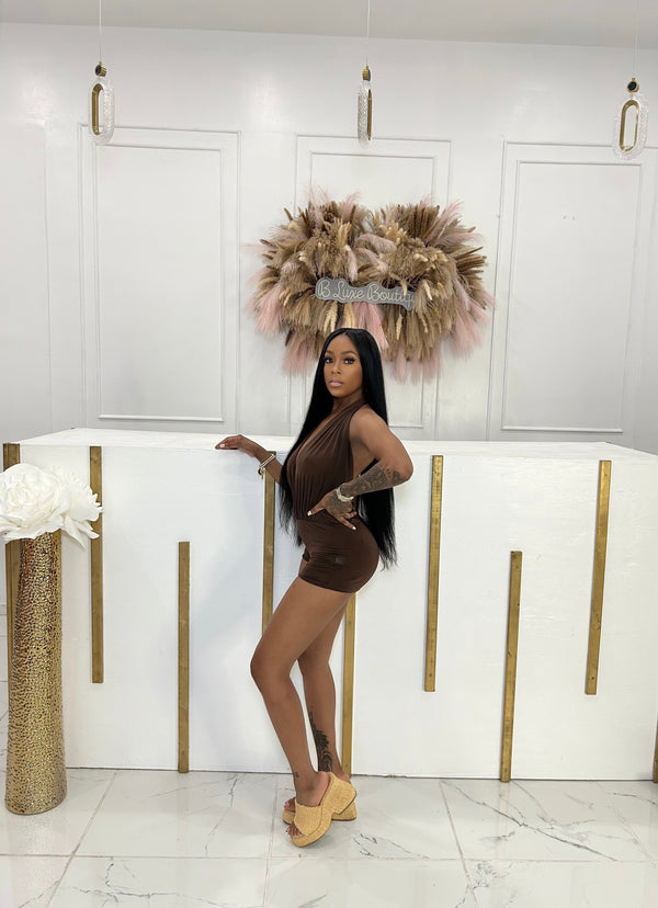 Mandy Pants Set (Brown)
