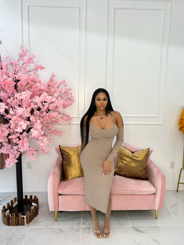Lola dress beige